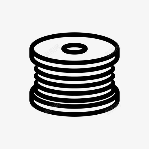 线轴工具布线svg_新图网 https://ixintu.com 线轴 工具 布线 设备
