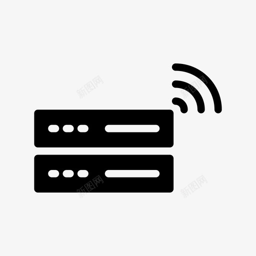 路由器连接调制解调器svg_新图网 https://ixintu.com 路由器 连接 调制解调器 信号 无线网络 主机