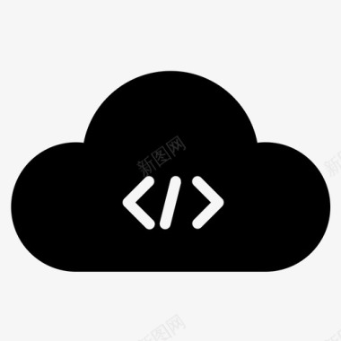 云编程编码计算图标