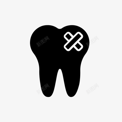 牙痛图标护理牙科svg_新图网 https://ixintu.com 图标 牙痛 牙科 护理 牙医 医疗 字形 样式