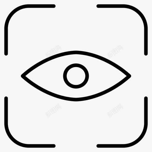 计算机视觉眼神交流视图svg_新图网 https://ixintu.com 计算机 视觉 眼神 交流 视图 办公室 图标