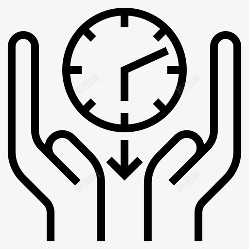 减少时间时钟节省时间svg_新图网 https://ixintu.com 减少 时间 时钟 节省时间 时间管理 业务 连续性 计划