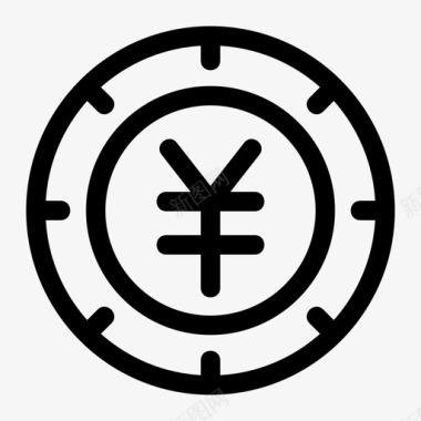 日元债券现金图标
