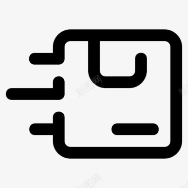 箱箱交货商业图标