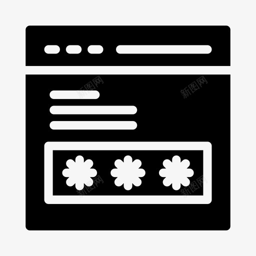 密码私有保护svg_新图网 https://ixintu.com 密码 私有 保护 安全 安全网 网页 网络 云计算