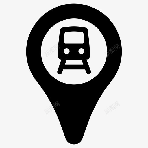 地铁位置地图svg_新图网 https://ixintu.com 位置 地铁 地图 铁路 火车 运输