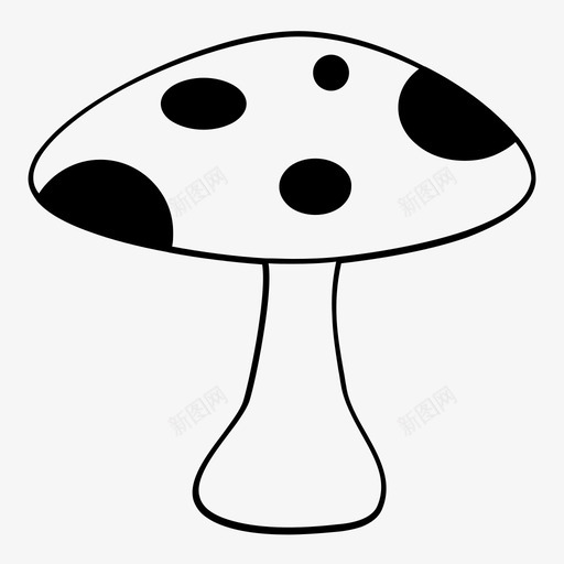 蘑菇木耳天然svg_新图网 https://ixintu.com 蘑菇 木耳 天然