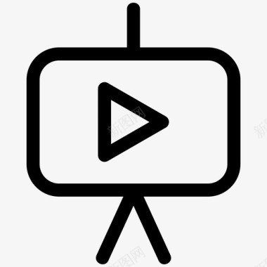 演示文稿小册子业务图标