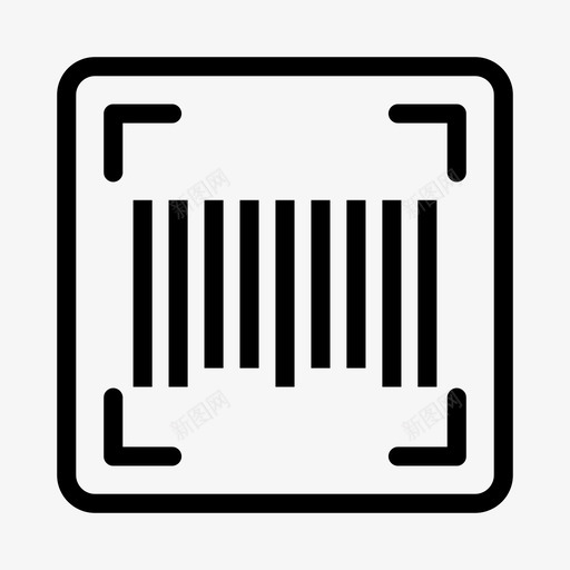 条形码标签扫描svg_新图网 https://ixintu.com 条形码 标签 扫描 购物 贴纸 互联网 数字 营销