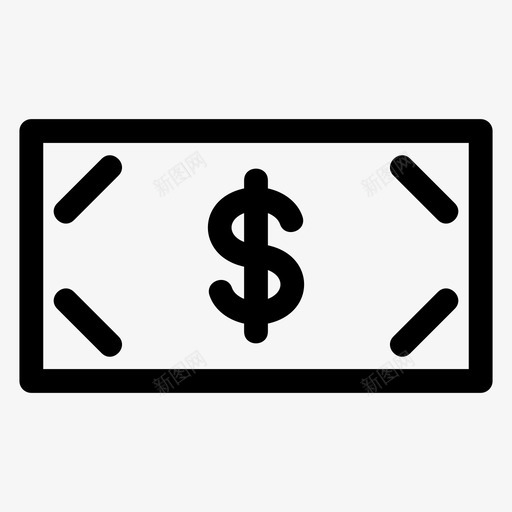 美元业务收入svg_新图网 https://ixintu.com 收入 货币 美元 业务 利润 财务 大纲