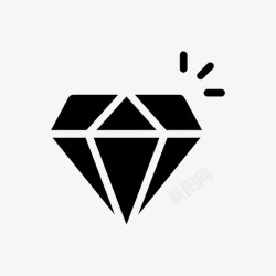 钻石线条宝石钻石市场营销高清图片