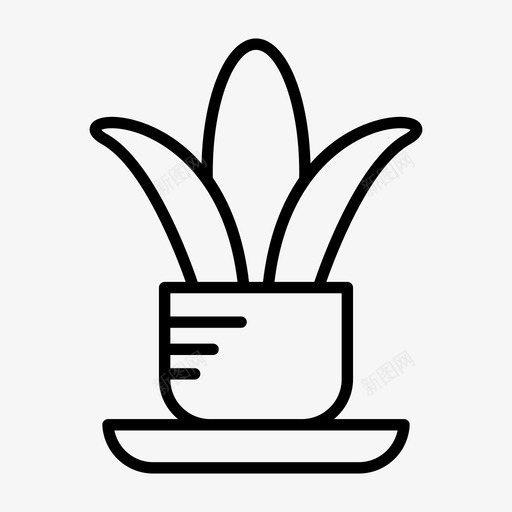 植物盆栽家具花园svg_新图网 https://ixintu.com 植物 盆栽 家具 花园 生长 系列