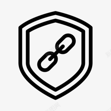 链接防护保护图标