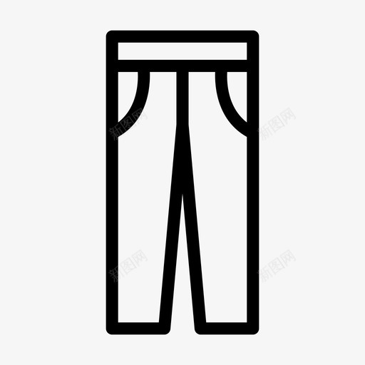 采购产品牛仔裤布衣服svg_新图网 https://ixintu.com 衣服 裤子 采购 产品 牛仔裤 布衣服 线条