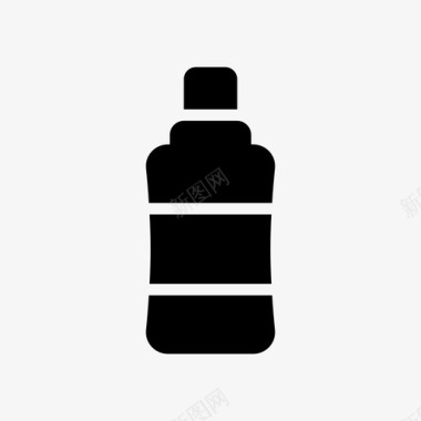 瓶子垃圾塑料图标