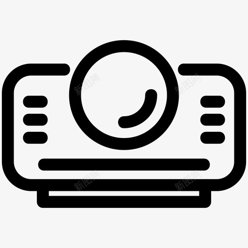 投影仪电影院娱乐svg_新图网 https://ixintu.com 电影 投影仪 电影院 娱乐 多媒体 机器 技术 技术工 工具 线图 图标