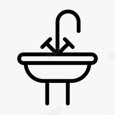 水槽浴缸清洁图标