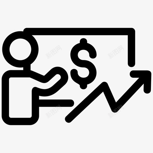 贸易市场移动svg_新图网 https://ixintu.com 贸易市场 移动 在线 利润 平板电脑 金融和 融和 货币 轮廓 图标