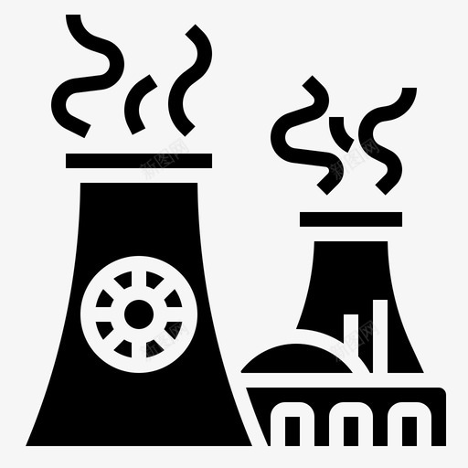 核能源裂变svg_新图网 https://ixintu.com 核能 能源 裂变 工业 工厂 生物工程 雕文