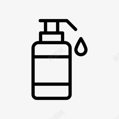 洗发水清洁剂洗手液图标