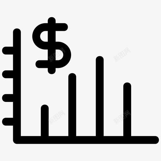 外汇图表股票svg_新图网 https://ixintu.com 图表 外汇 股票 贸易 金融和 融和 商业 图标 向量