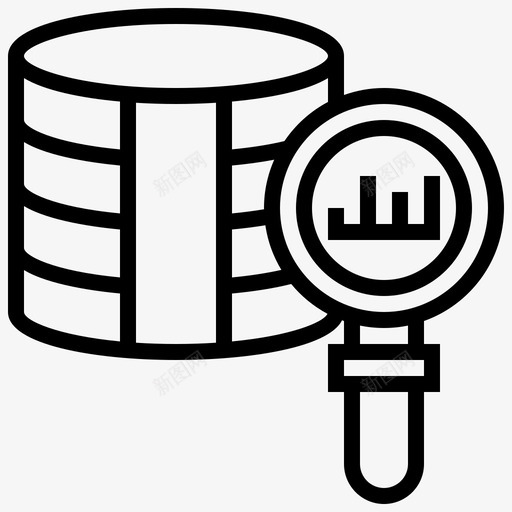 大数据分析报表服务器svg_新图网 https://ixintu.com 数据分析 报表 服务器 数字 经济