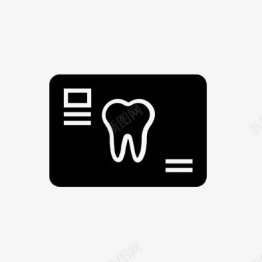牙科x光图标护理牙医图标