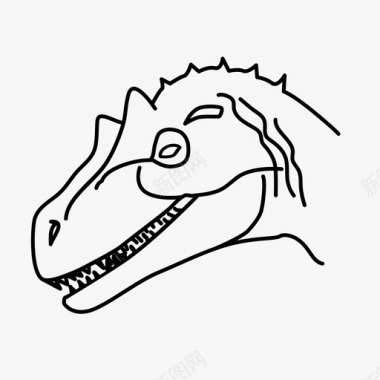异龙动物恐龙图标