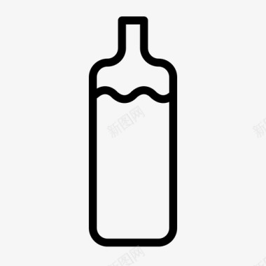 水瓶饮料满图标