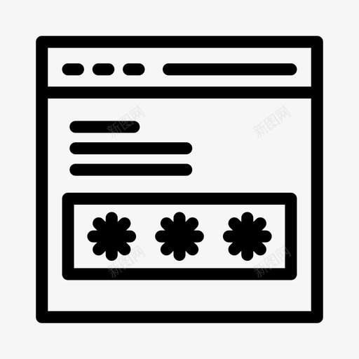 密码私有保护svg_新图网 https://ixintu.com 密码 私有 保护 安全 安全网 网页 网络 云计算