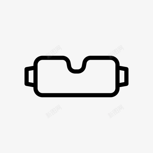 眼镜护目镜技术svg_新图网 https://ixintu.com 虚拟现实 眼镜 护目镜 技术 视图 无人机 线条