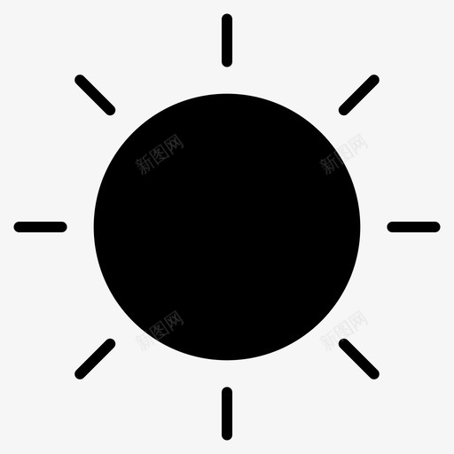 日光亮度办公室填充图标svg_新图网 https://ixintu.com 日光 光亮度 办公室 填充 图标