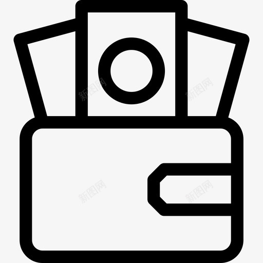 钱包卡金融svg_新图网 https://ixintu.com 货币 钱包 金融 个人 钱包金 包金 融和 大纲