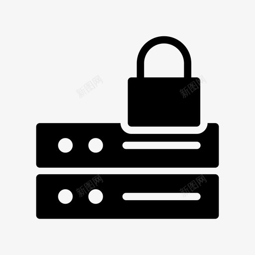 锁数据库专用svg_新图网 https://ixintu.com 数据库 专用 保护 服务器 主机