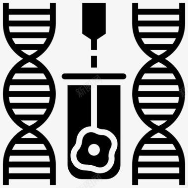 基因改造生物技术dna图标