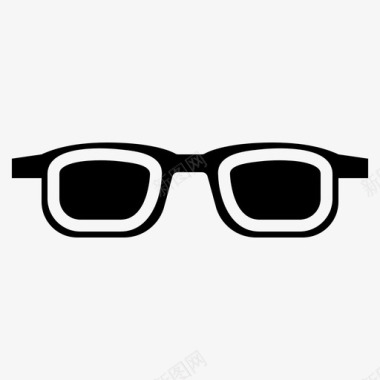 眼镜眼睛镜头图标