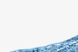 动态流动液体水花蓝色水波水浪液体水花高清图片