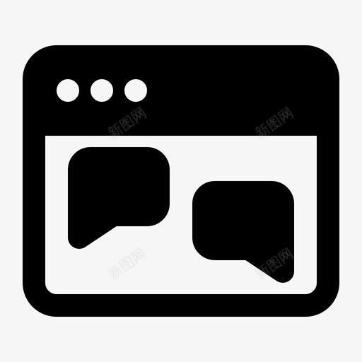 社交媒体聊天信息svg_新图网 https://ixintu.com 社交 媒体 聊天 信息 信息网 网站 网络营销