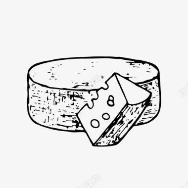 奶酪乳制品食品图标