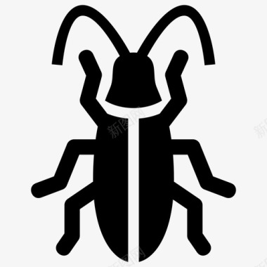 蟑螂防治灭虫剂图标