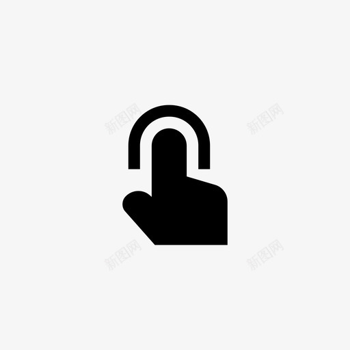 点击手指手svg_新图网 https://ixintu.com 点击 手指 指手 触摸 金融 像素 线条 轮廓