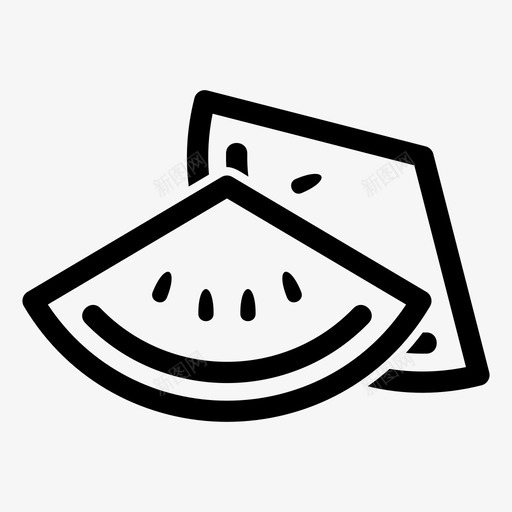 西瓜水果绿色svg_新图网 https://ixintu.com 西瓜 水果 绿色 多汁 甜味