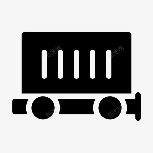 集装箱送货物流svg_新图网 https://ixintu.com 送货 集装箱 物流运输 卡车 物流