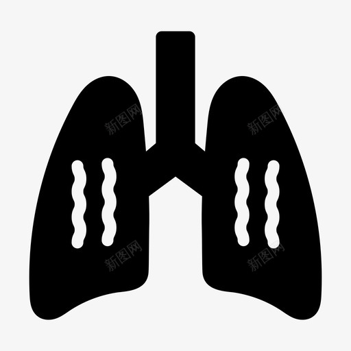 肺呼吸疾病svg_新图网 https://ixintu.com 呼吸 疾病 医学 疼痛 晕厥