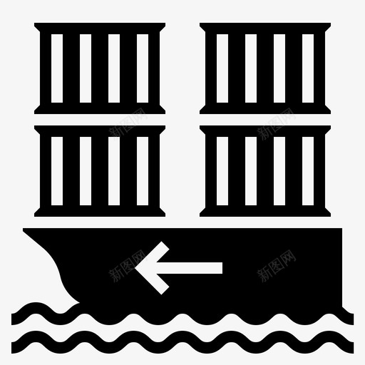 进口货物集装箱svg_新图网 https://ixintu.com 进口 进口货 货物 集装箱 物流 航运 经济危机