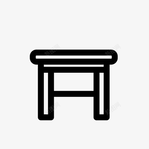 桌子椅子门svg_新图网 https://ixintu.com 桌子 椅子 门房 房子 油漆家