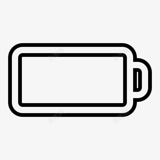 电池耗尽充电电源svg_新图网 https://ixintu.com 耗尽 电池 用户界面 充电电池 电源 轮廓