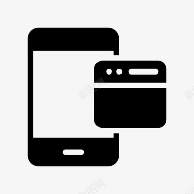 手机浏览器信用卡图标