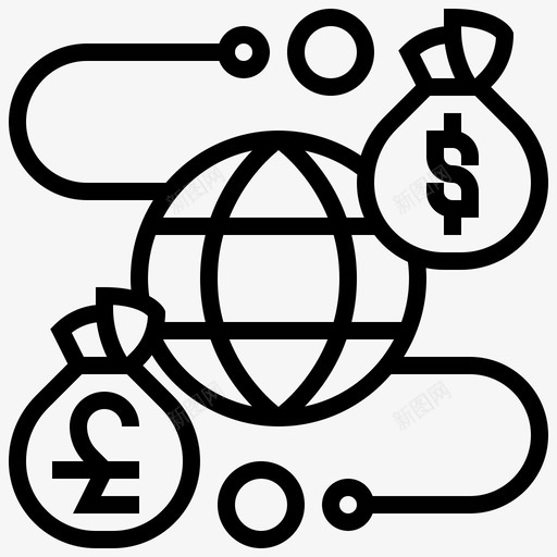 全球交易货币金融svg_新图网 https://ixintu.com 全球 交易 货币 金融服务 业务