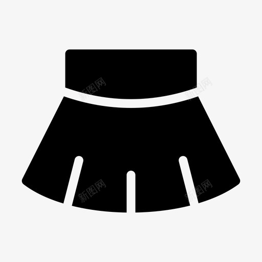裙子衣服线条符号svg_新图网 https://ixintu.com 裙子 衣服 线条 符号